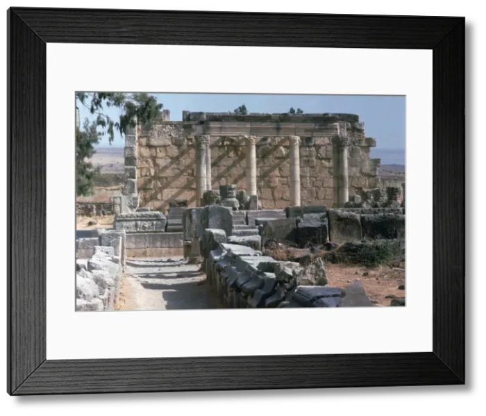 Framed Print : Capernaum Temple, 5th century Framed Print : Capernaum Temple, 5th century