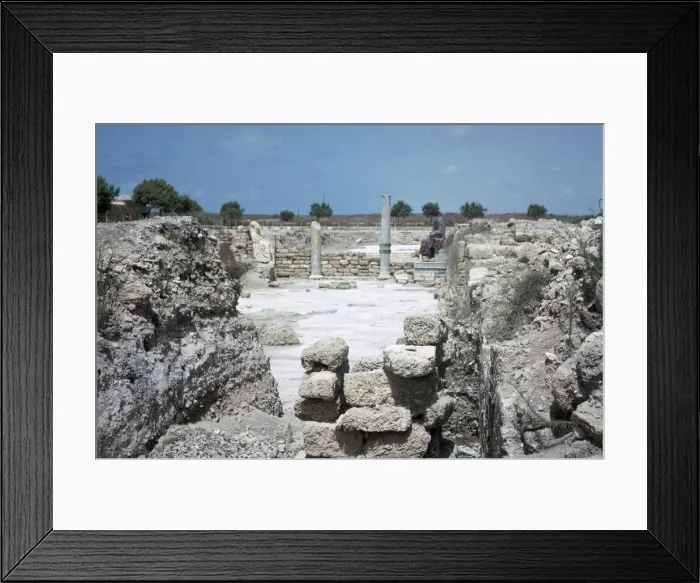 Framed Print : Ruins of Caesarea, 1st century Framed Print : Ruins of Caesarea, 1st century