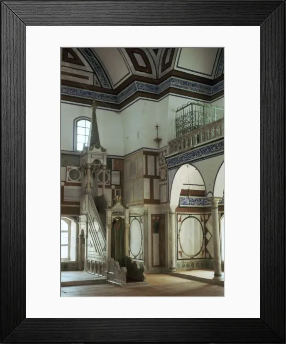 Framed Print : Interior of the mosque at Acre Framed Print : Interior of the mosque at Acre