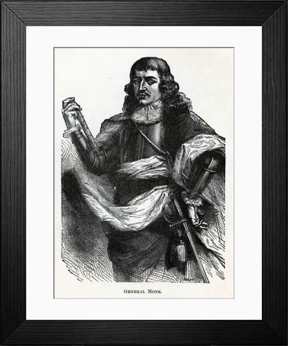 Framed Print : General Monk, 1882. Artist: Anonymous Framed Print : General Monk, 1882. Artist: Anonymous