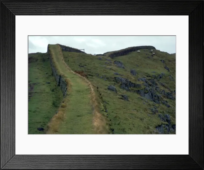 Framed Print : Hadrians Wall, 2nd century Framed Print : Hadrians Wall, 2nd century