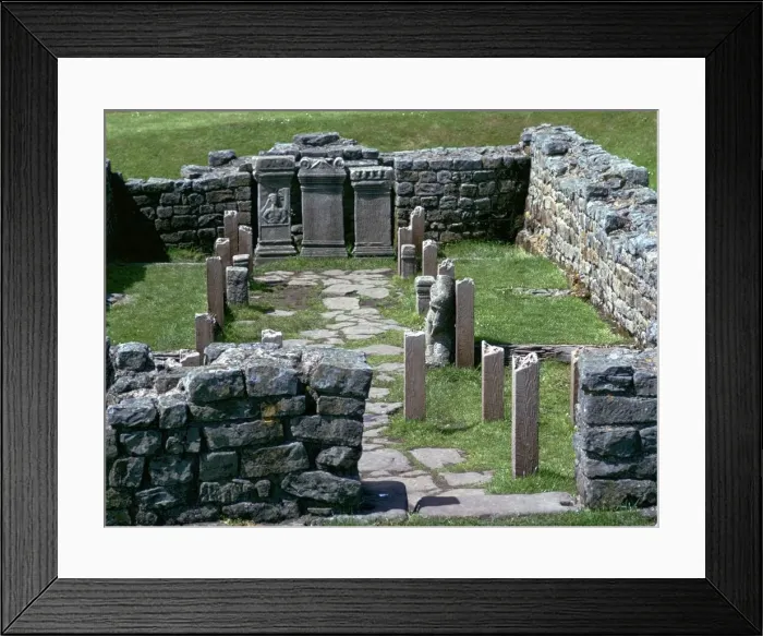 Framed Print : Mithras Temple at Carrawburgh, 2nd century Framed Print : Mithras Temple at Carrawburgh, 2nd century