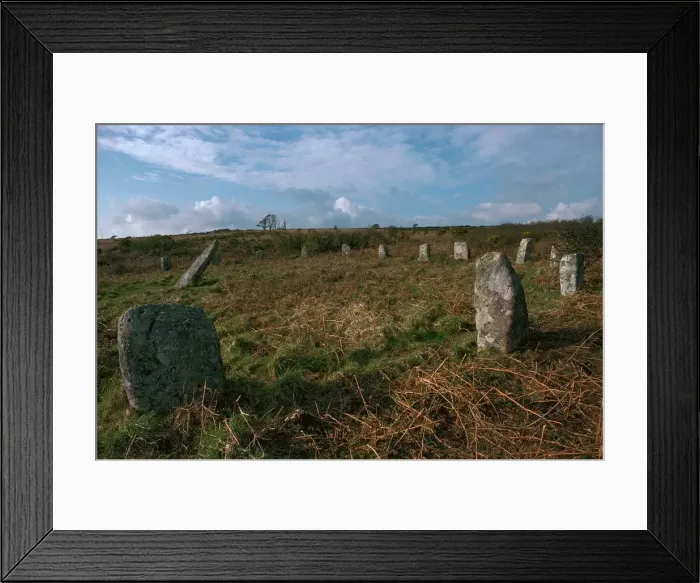 Framed Print : Boscawen-Un Stone Circle Framed Print : Boscawen-Un Stone Circle