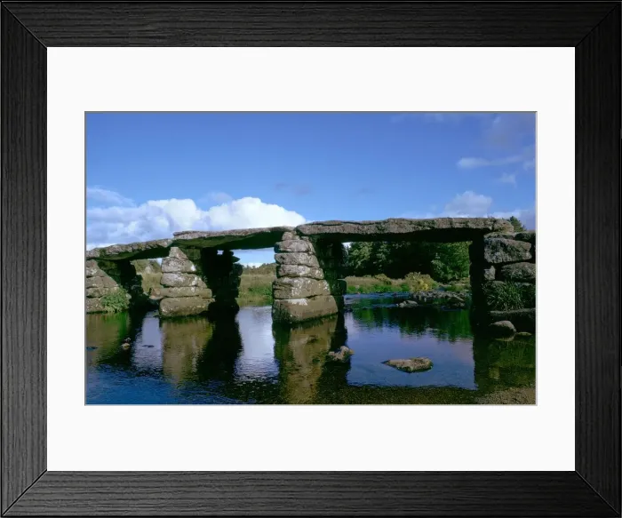 Framed Print : Clapper Bridge, 14th century