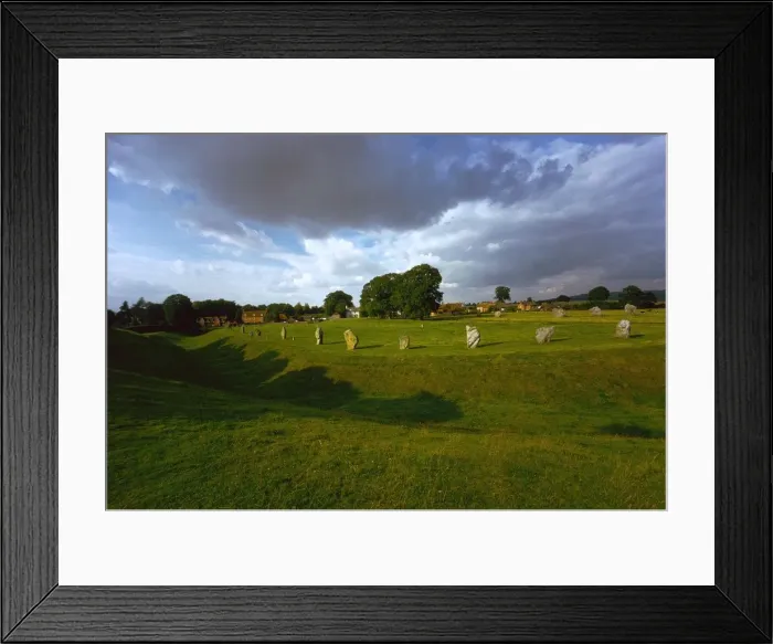 Framed Print : Avebury Standing Stones, 27th century BC Framed Print : Avebury Standing Stones, 27th century BC