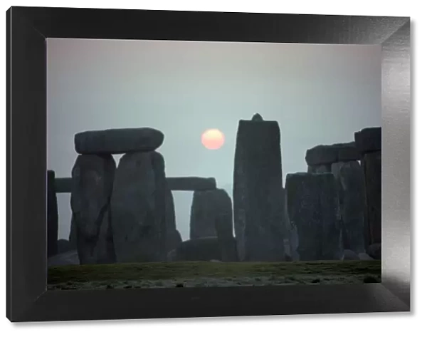 Stonehenge at sunrise, 25th century BC