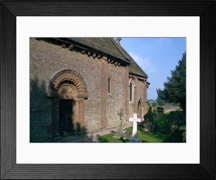 Framed Print : Kilpeck Church, 12th century Framed Print : Kilpeck Church, 12th century