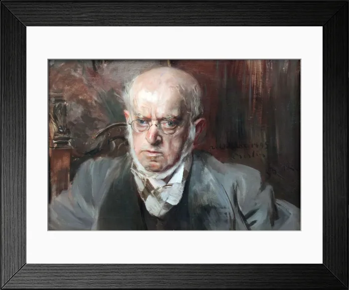 Framed Print : Portrait of the Painter Adolph von Menzel (1815-1905) Framed Print : Portrait of the Painter Adolph von Menzel (1815-1905)