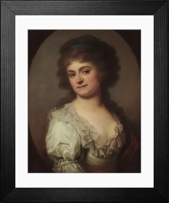 Framed Print : Portrait of the Painter Cecile de Duchesne (1771-1801), nee Merlini Framed Print : Portrait of the Painter Cecile de Duchesne (1771-1801), nee Merlini