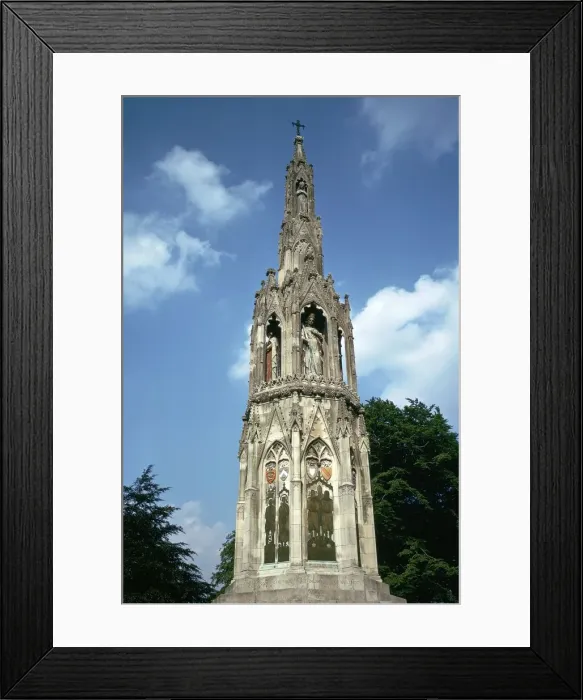 Framed Print : Church Steeple in Sledmere, 12th century Framed Print : Church Steeple in Sledmere, 12th century