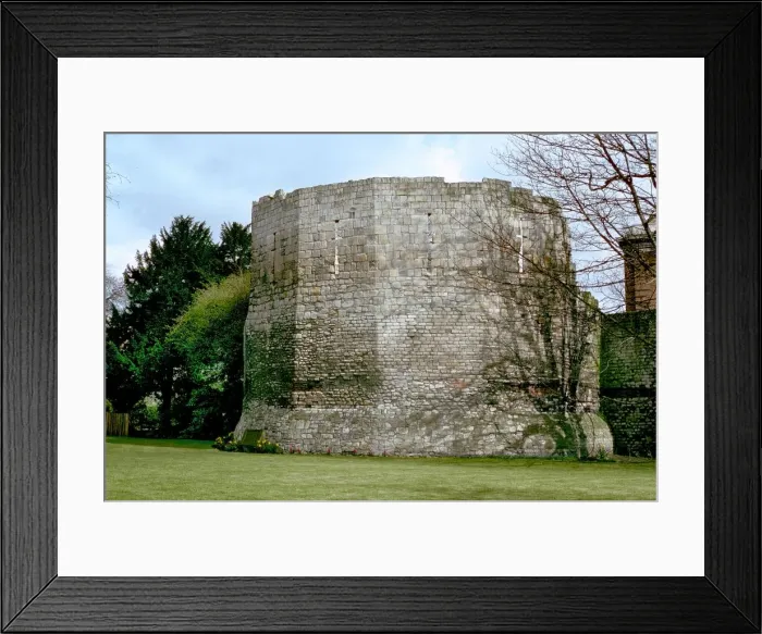 Framed Print : Roman multiangular tower, 3rd century
