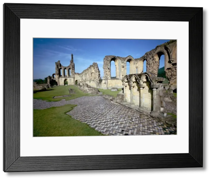 Framed Print : Byland Abbey Framed Print : Byland Abbey
