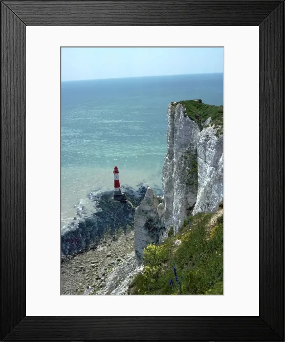 Framed Print : Beachy Head from above Framed Print : Beachy Head from above
