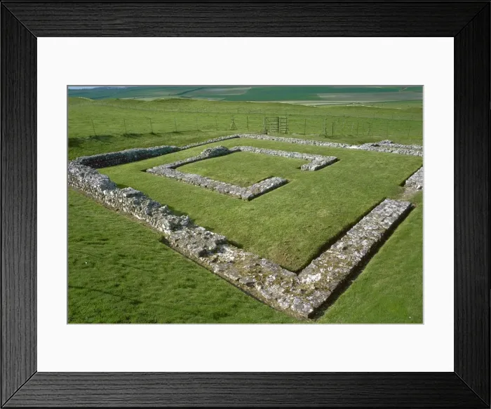 Framed Print : Maiden Castle, 4th century Framed Print : Maiden Castle, 4th century
