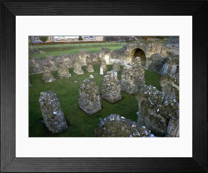 Framed Print : St Augustines Abbey, 6th century Framed Print : St Augustines Abbey, 6th century
