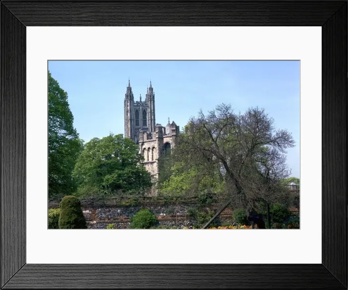 Framed Print : Canterbury Cathedral from the east, 6th century