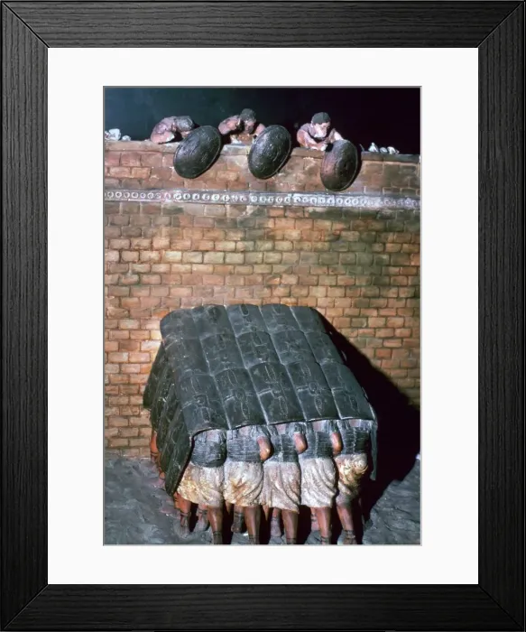 Framed Print : Demonstration of a Testudo Framed Print : Demonstration of a Testudo