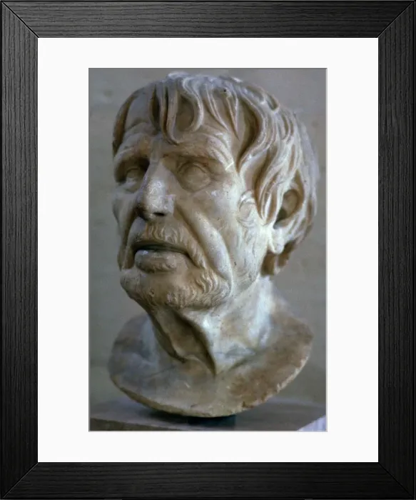 Framed Print : Roman marble head of Claudius, 1st century BC Framed Print : Roman marble head of Claudius, 1st century BC