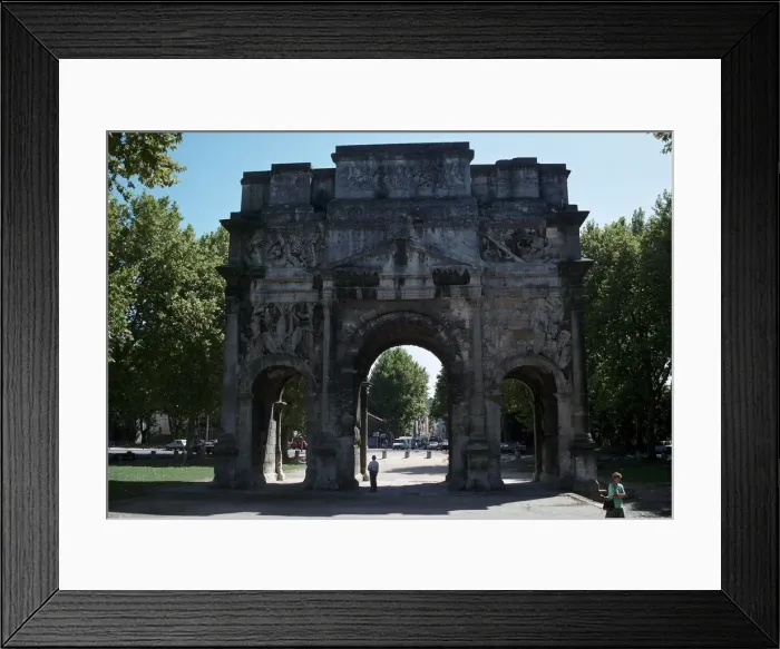 Framed Print : Triumphal Arch of Orange, 1st century Framed Print : Triumphal Arch of Orange, 1st century