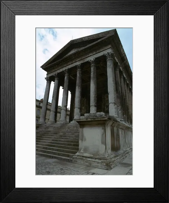 Framed Print : Maison Carree, the only intact Roman temple, 1st century BC Framed Print : Maison Carree, the only intact Roman temple, 1st century BC