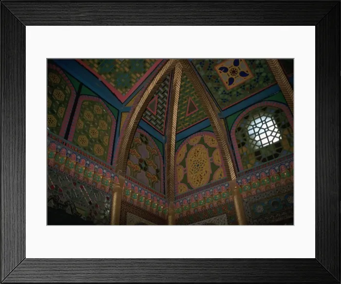 Framed Print : Interior decoration of the Emirs palace in Bukhara Framed Print : Interior decoration of the Emirs palace in Bukhara