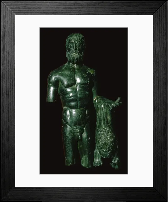 Framed Print : Roman bronze of Hercules Framed Print : Roman bronze of Hercules