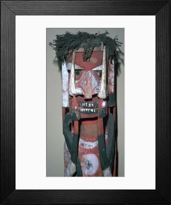 Framed Print : Malanggan figure Framed Print : Malanggan figure