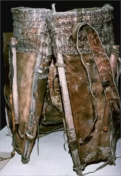 Hide rucksack found in salt mines, 6th century BC