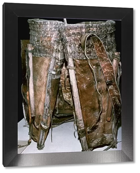 Hide rucksack found in salt mines, 6th century BC