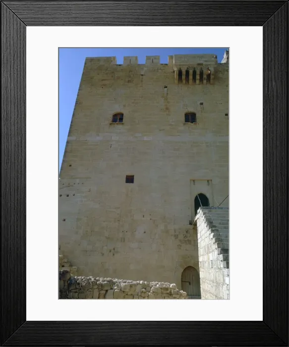 Framed Print : The Great Keep of Kolossi Castle, 15th century