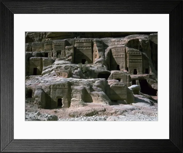 Framed Print : Nabatean Monuments Framed Print : Nabatean Monuments