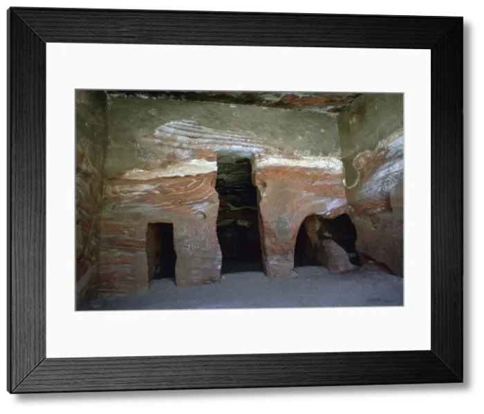 Framed Print : Interior of a Nabatean Monument Framed Print : Interior of a Nabatean Monument