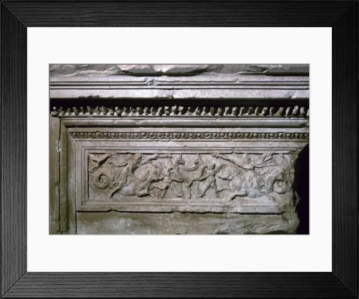 Framed Print : Nabatean Stone Relief Framed Print : Nabatean Stone Relief