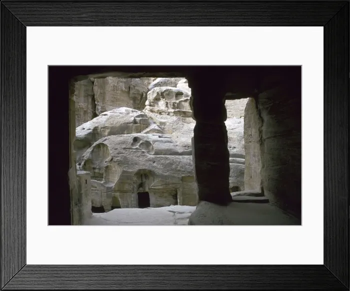 Framed Print : Siq El Barid, 1st century BC-AD Framed Print : Siq El Barid, 1st century BC-AD