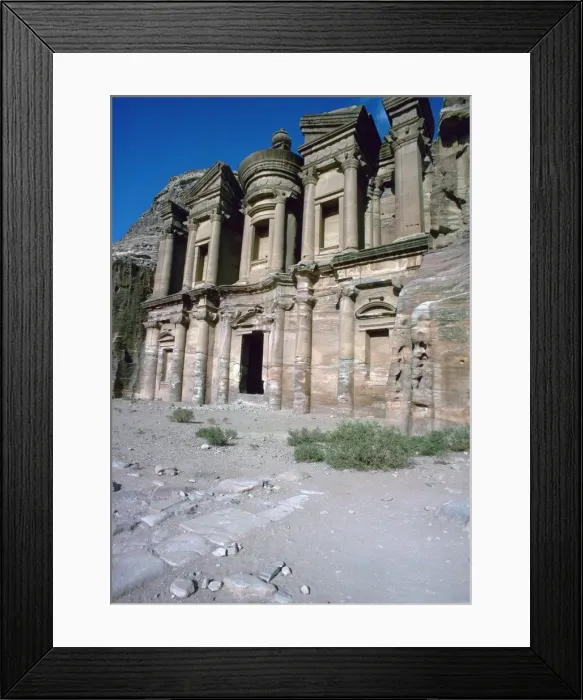 Framed Print : El Deir in Petra, 1st century Framed Print : El Deir in Petra, 1st century