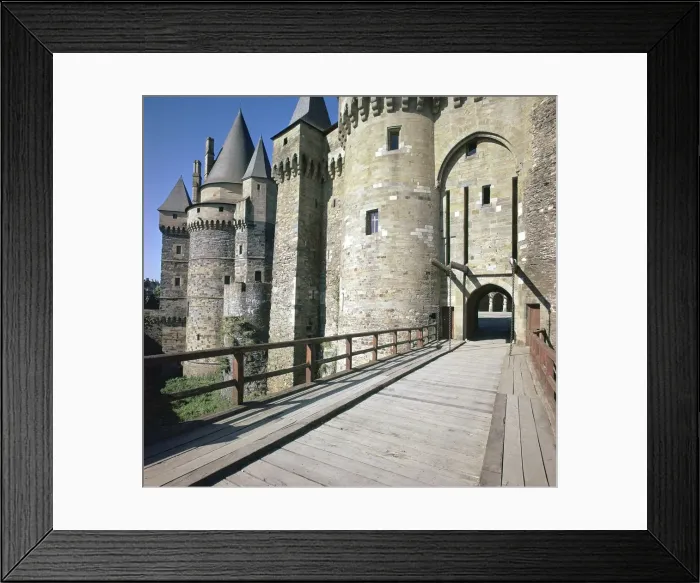 Framed Print : Chatlan at Vitre Castle, 14th century Framed Print : Chatlan at Vitre Castle, 14th century
