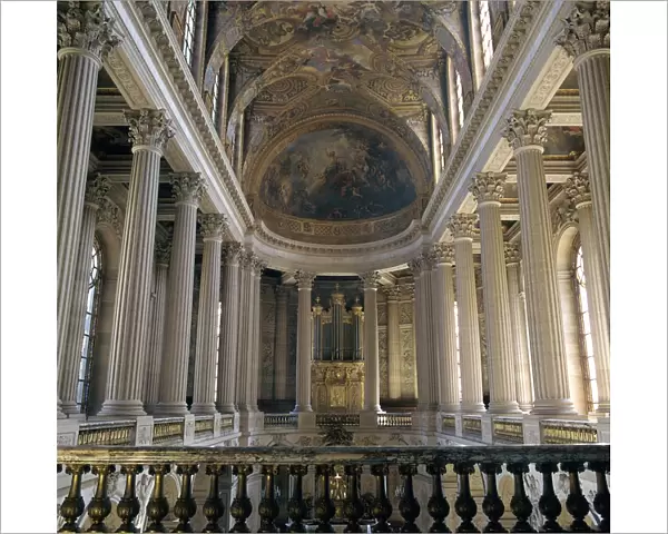 Upper floor of the Chapel of Versailles, 17th century