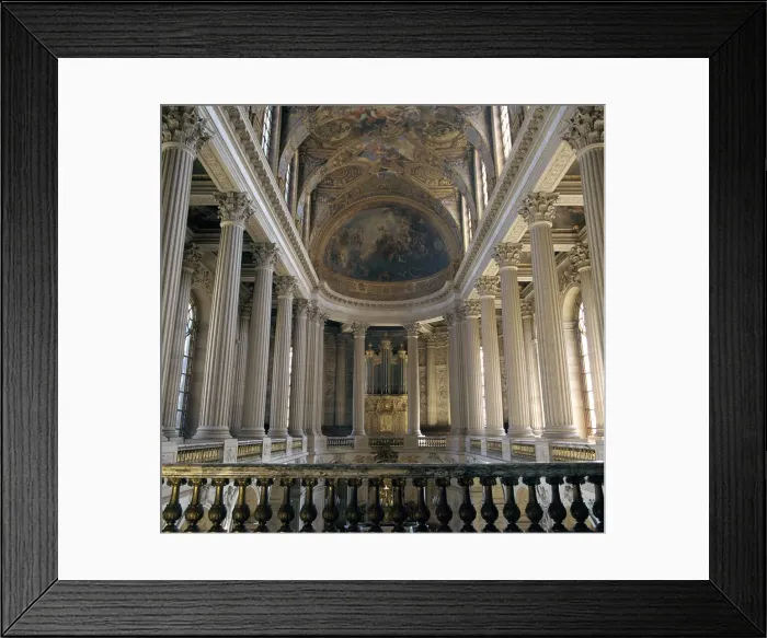 Framed Print : Upper floor of the Chapel of Versailles, 17th century Framed Print : Upper floor of the Chapel of Versailles, 17th century