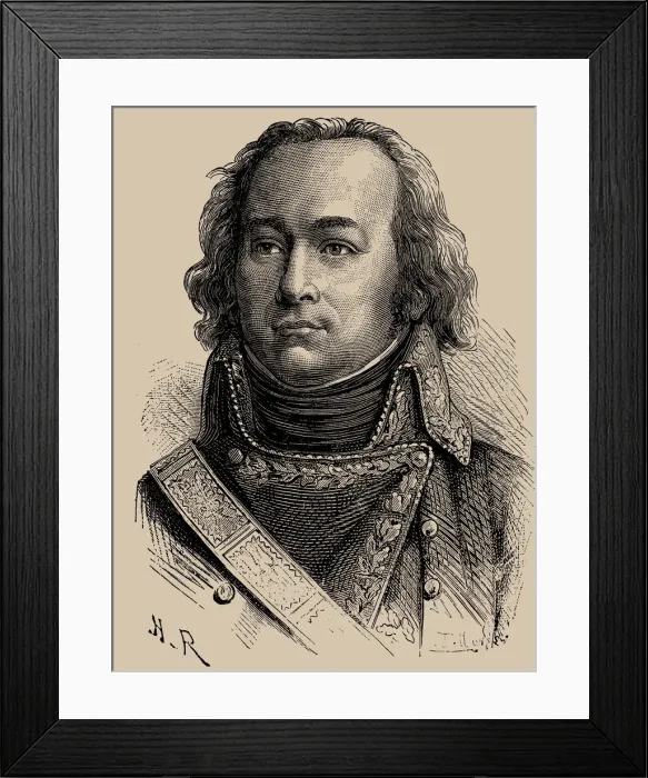 Framed Print : Claude Jacques Lecourbe (1758-1815), 1889 Framed Print : Claude Jacques Lecourbe (1758-1815), 1889