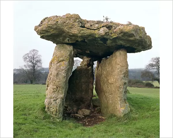 Neolithic burial chamber at St Lythans, 5th millennium BC