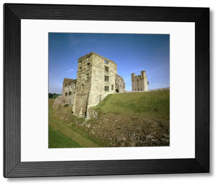 Framed Print : Helmsley Castle, 12th century. Artist: Walter l Espec Framed Print : Helmsley Castle, 12th century. Artist: Walter l Espec