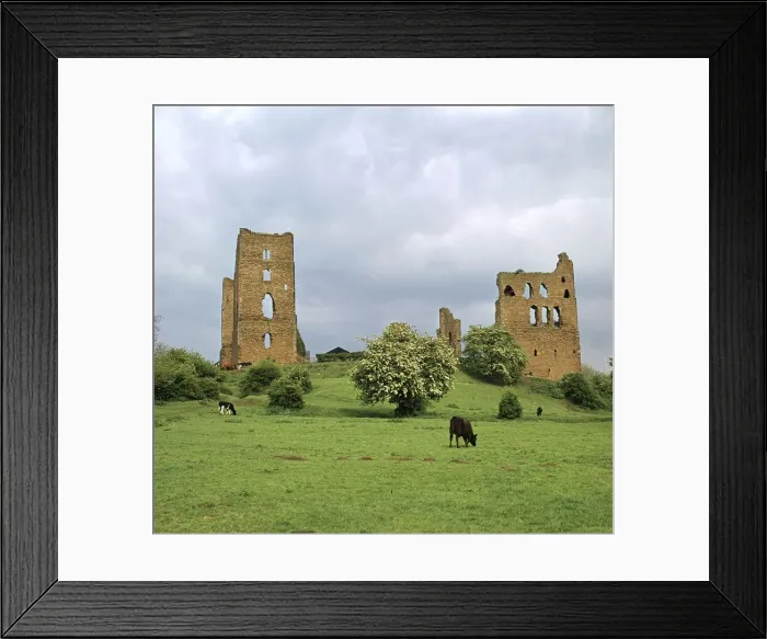 Framed Print : Sheriff Hutton Castle, 12th century Framed Print : Sheriff Hutton Castle, 12th century