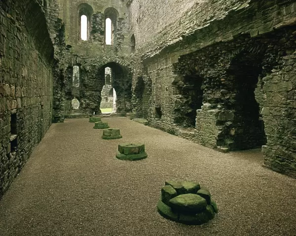 Middleham Castle, 12th century. Artist: Robert Fitzrandolph