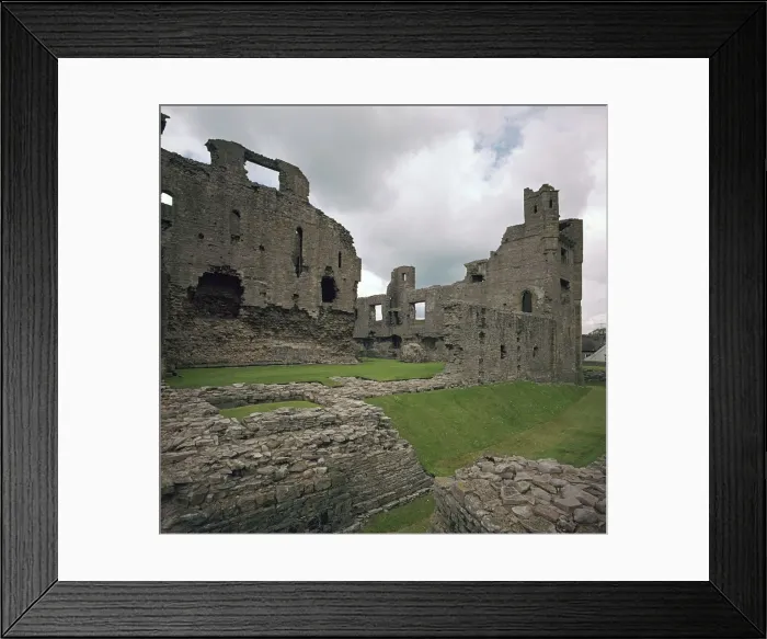 Framed Print : Middleham Castle, 12th century. Artist: Robert Fitzrandolph Framed Print : Middleham Castle, 12th century. Artist: Robert Fitzrandolph