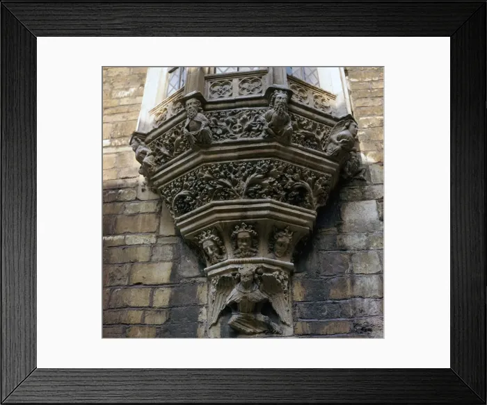 Framed Print : Oriel Window in Lincoln Castle, 11th century. Artist: William the Conqueror Framed Print : Oriel Window in Lincoln Castle, 11th century. Artist: William the Conqueror