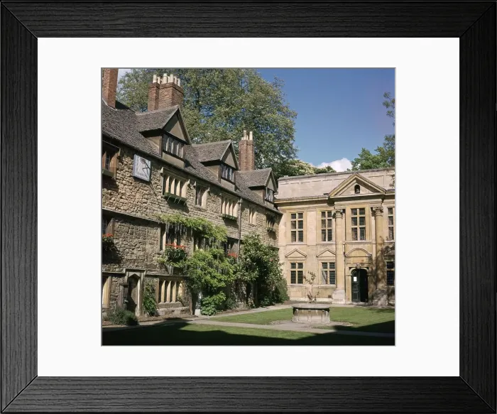 Framed Print : St Edmund Hall in Oxford, 13th century