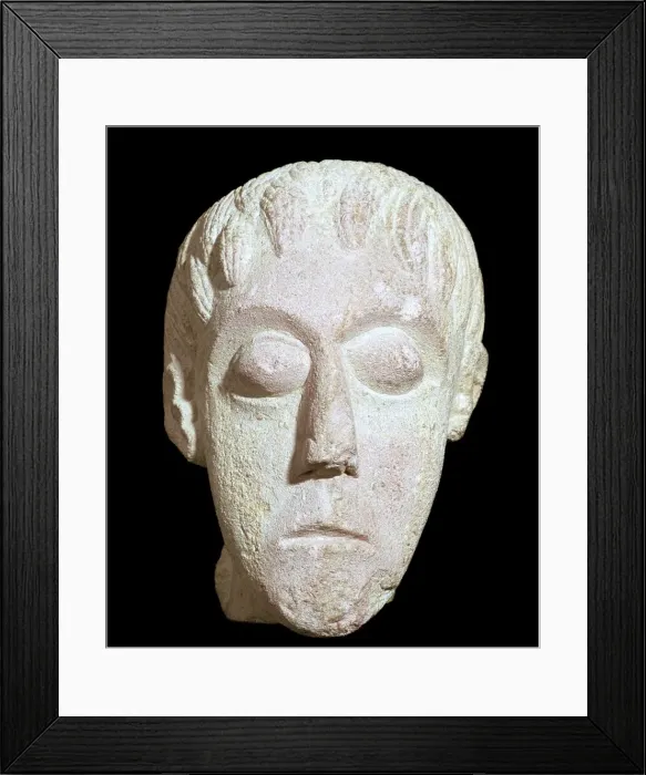 Framed Print : Stone head Framed Print : Stone head