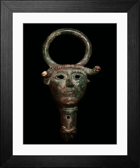 Framed Print : Bronze escutcheon Framed Print : Bronze escutcheon