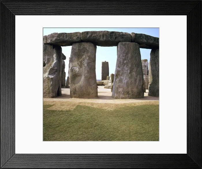 Framed Print : Stonehenge from the west, 25th century BC Framed Print : Stonehenge from the west, 25th century BC