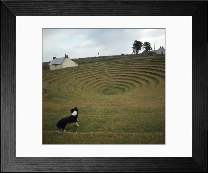 Framed Print : Gwennap Pit near Redruth, 18th century Framed Print : Gwennap Pit near Redruth, 18th century
